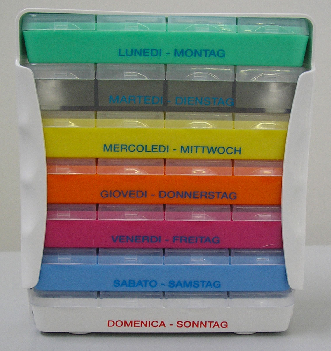 Portapillole settimanale Pillolbox Made in Italy